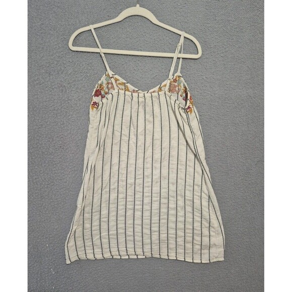 World Market Women's Mini Embroidered Boho Tank Top Dress S/M - Picture 6 of 8